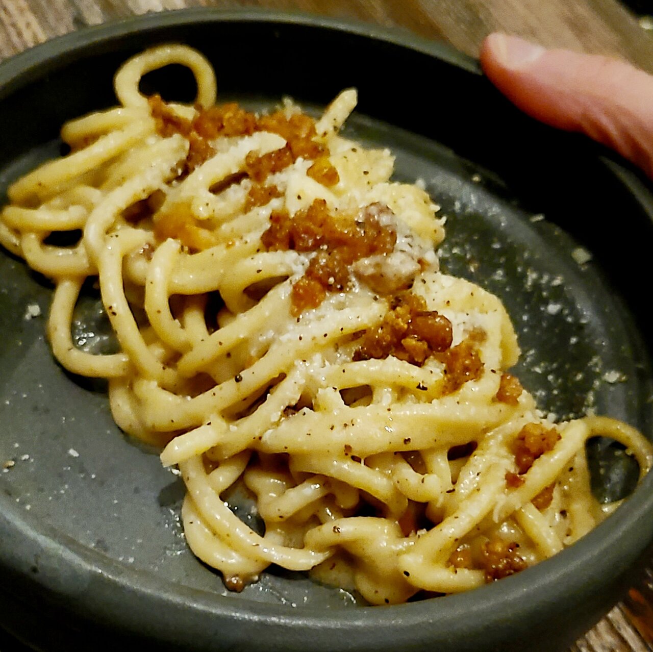 Esther's Kitchen signature dishes “The Chenz” Cold ItalianChitarra Cacio E PepeItalian Chopped